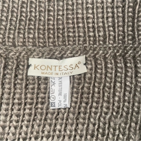 Kontessa Light Brown Taupe
Poncho Chic Italian Knitwear - Picture 4 of 5